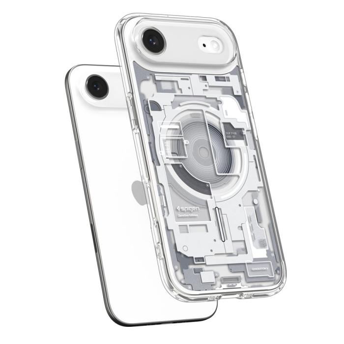 Bild 5, Spigen iPhone Air Skal MagSafe Ultra Hybrid Zero One Vit