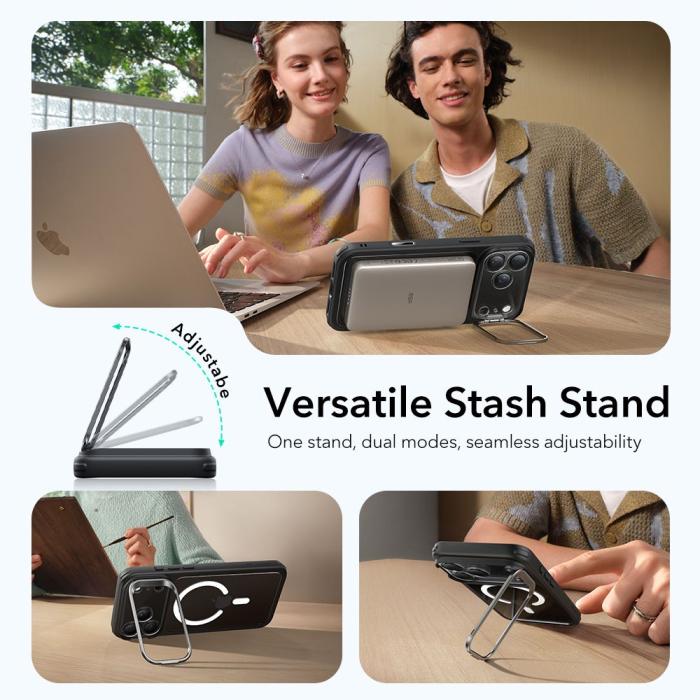 Bild 5, ESR iPhone 17 Pro Max Skal MagSafe Classic Kickstand