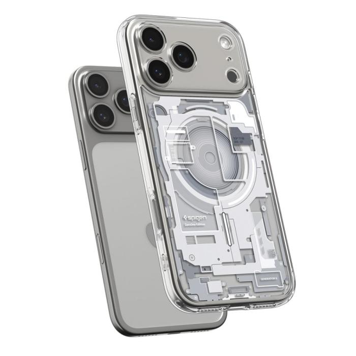 Bild 5, Spigen iPhone 17 Pro Max Skal MagSafe Ultra Hybrid Zero One Vit