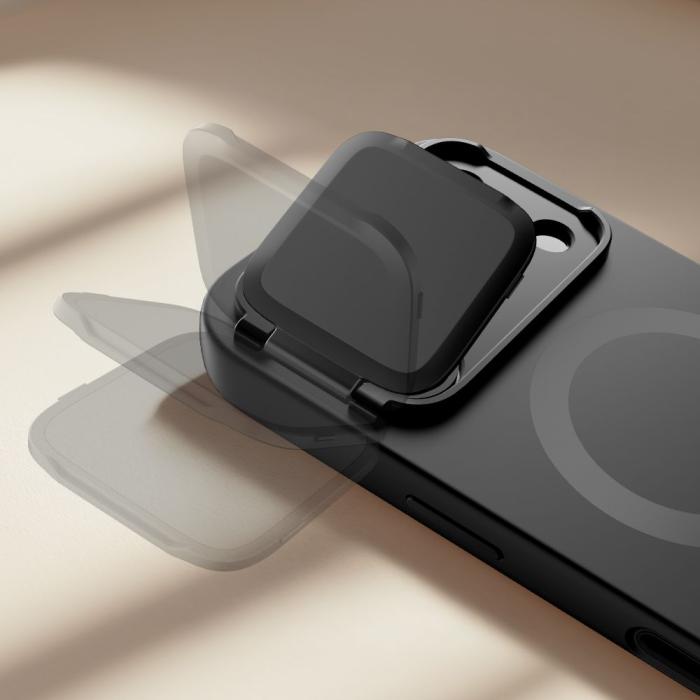 Bild 5, Tech-Protect iPhone 17 Pro Skal MagSfe Kevlar Aura Svart