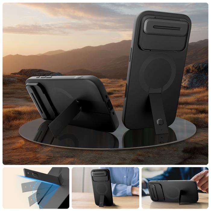 Bild 4, Tech-Protect iPhone Air Skal MagSfe Kevlar Aura Svart