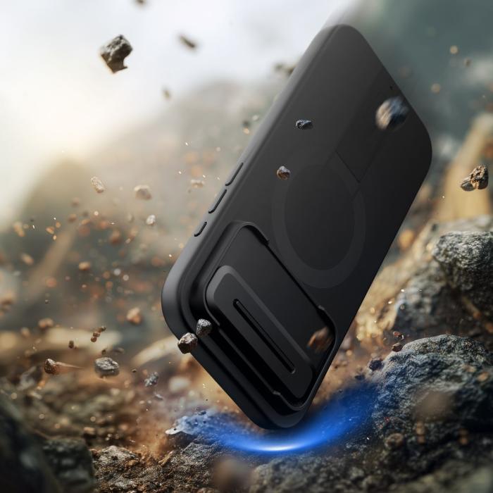 Bild 6, Tech-Protect iPhone Air Skal MagSfe Kevlar Aura Svart