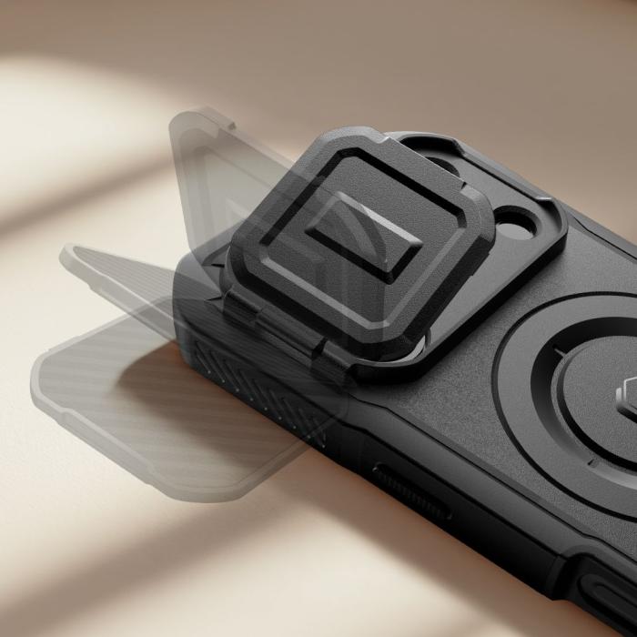 Bild 6, Tech-Protect iPhone 17 Pro Skal MagSafe Kevlar Svart
