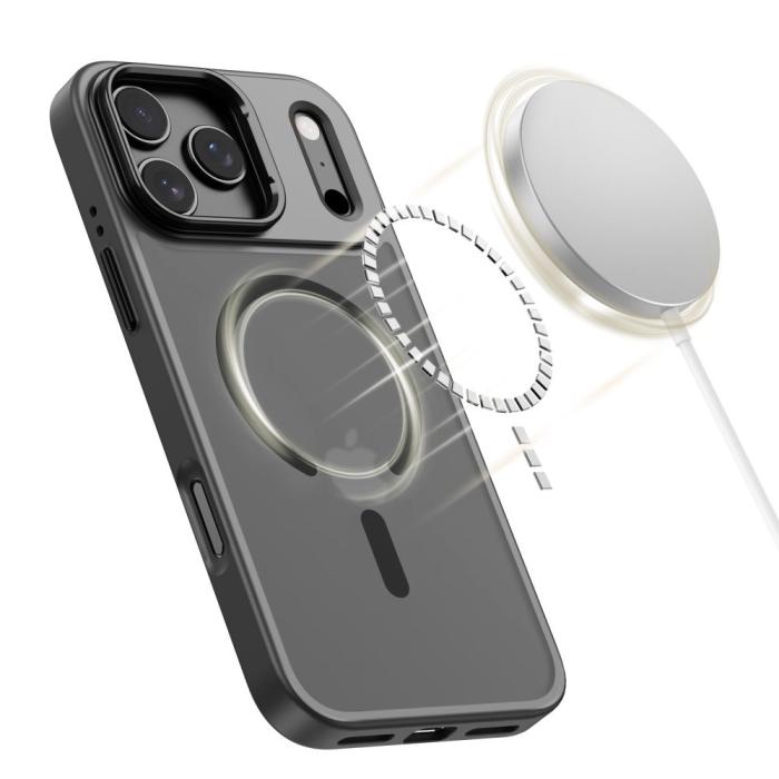 Bild 2, Tech-Protect iPhone 17 Pro Skal MagSafe MagStand Svart