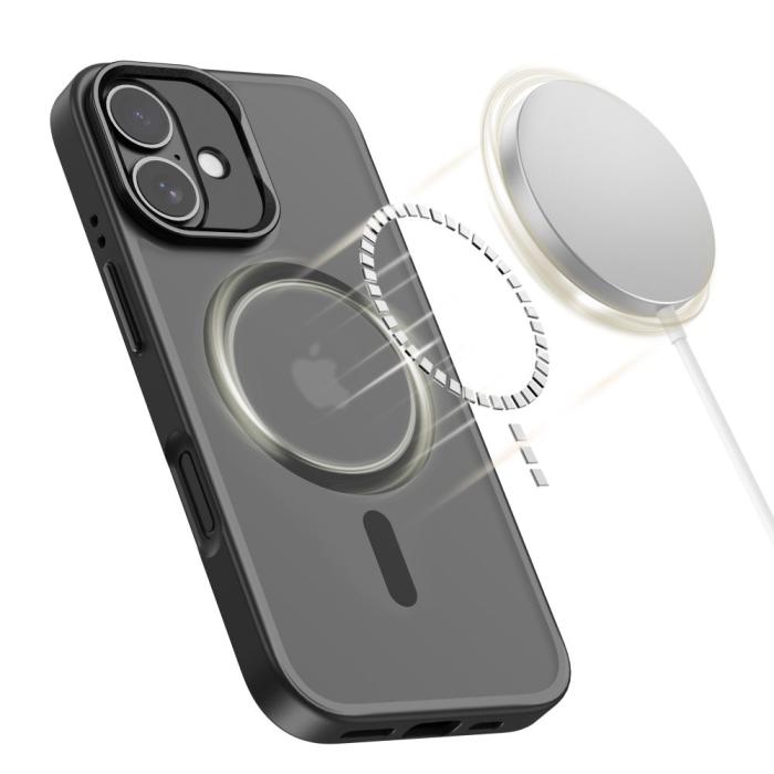 Bild 2, Tech-Protect iPhone 17 Skal MagSafe MagStand Svart