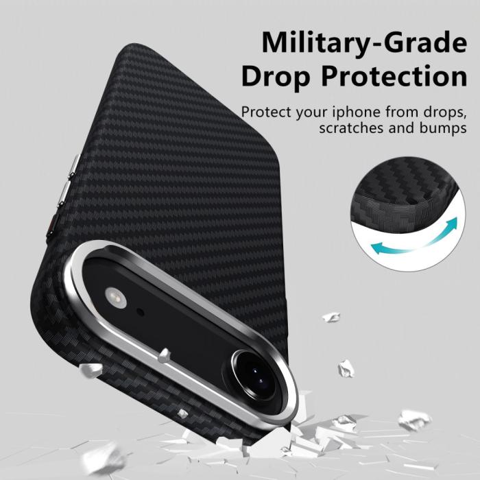 Bild 5, Tech-Protect iPhone Air Skal MagSafe ION Carbon Svart