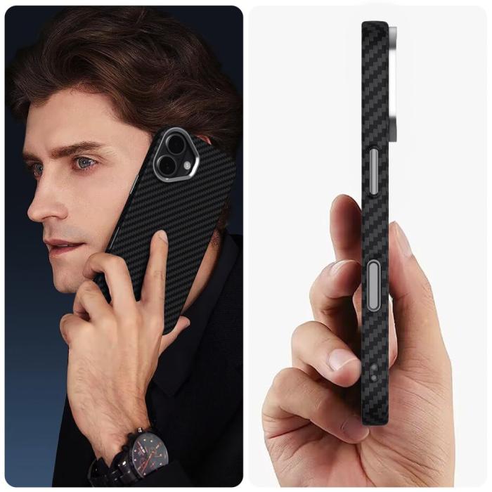 Bild 3, Tech-Protect iPhone 17 Skal MagSafe ION Carbon Svart