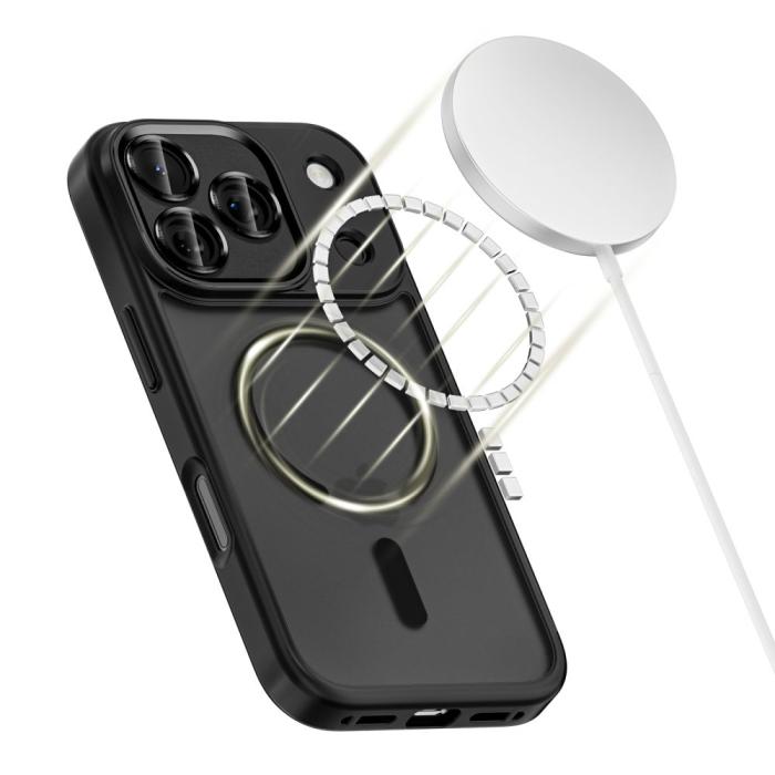 Bild 3, Tech-Protect iPhone 17 Pro Skal MagSafe MagCam Matt Svart