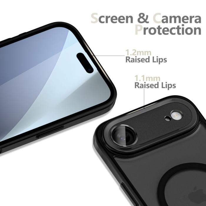 Bild 4, Tech-Protect iPhone Air Skal MagSafe MagCam Matt Svart