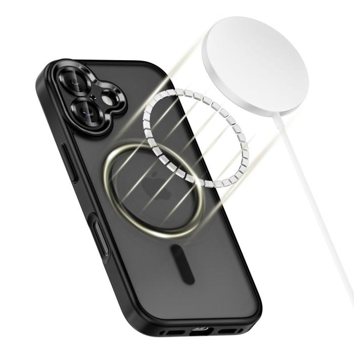 Bild 3, Tech-Protect iPhone 17 Skal MagSafe MagCam Matt Svart