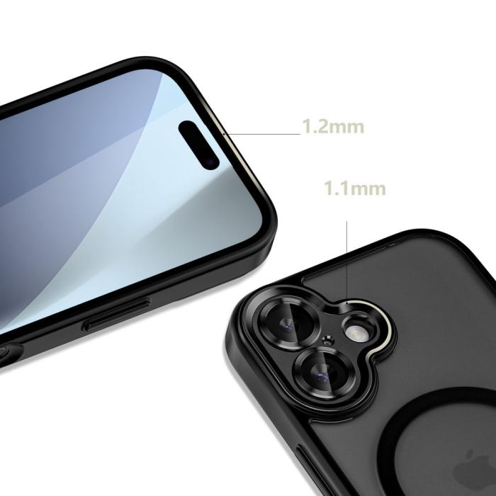 Bild 4, Tech-Protect iPhone 17 Skal MagSafe MagCam Matt Svart