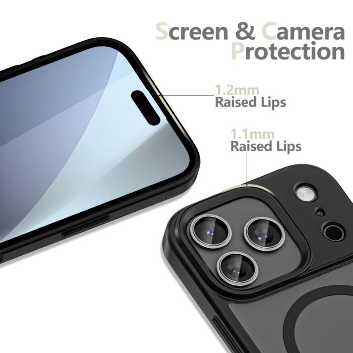 Bild 3, Tech-Protect iPhone 17 Pro Max Skal MagSafe MagMat XT 4-SET Svart