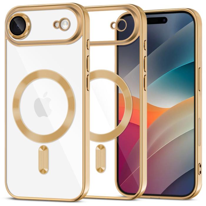 Bild 1, Tech-Protect iPhone Air Skal MagSafe MagFlex Shiny Gold