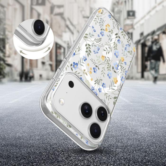 Bild 5, Tech-Protect iPhone 17 Pro Max Skal MagSafe FlexAir Spring Flowers