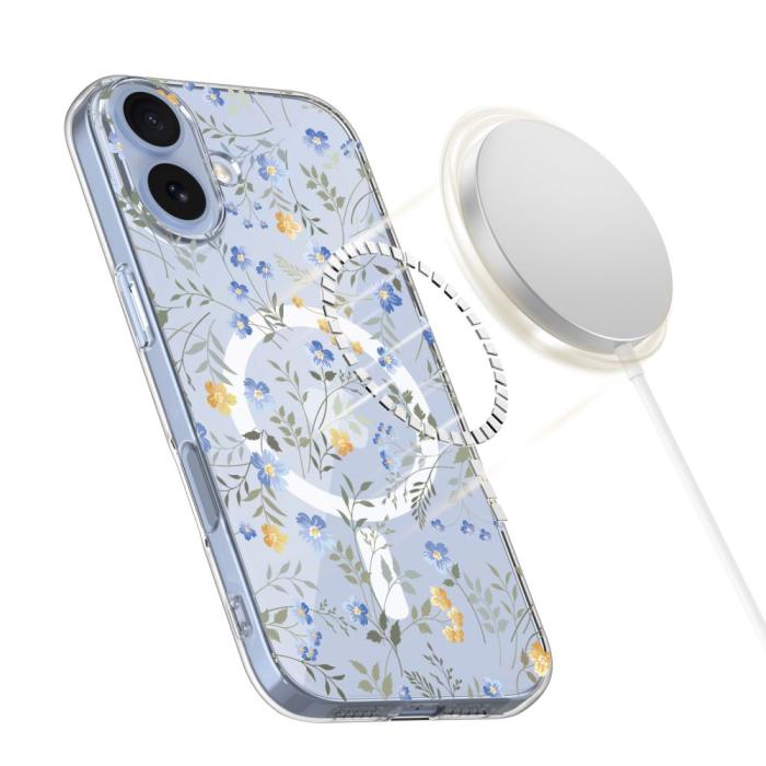 Bild 3, Tech-Protect iPhone 17 Skal MagSafe FlexAir Spring Flowers