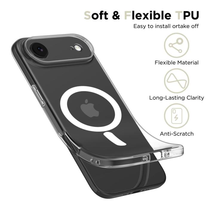 Bild 3, Tech-Protect iPhone Air Skal MagSafe FlexAir Transparent