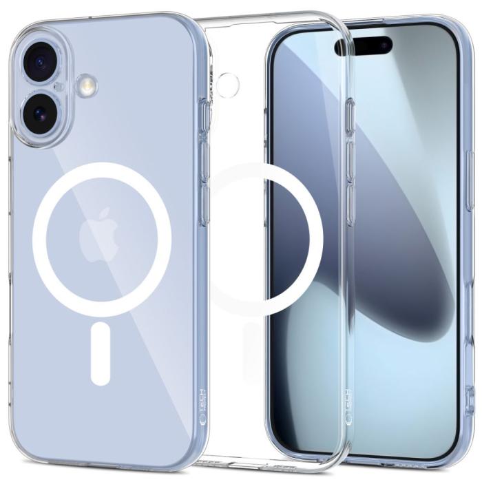 Bild 1, Tech-Protect iPhone 17 Skal MagSafe FlexAir Transparent