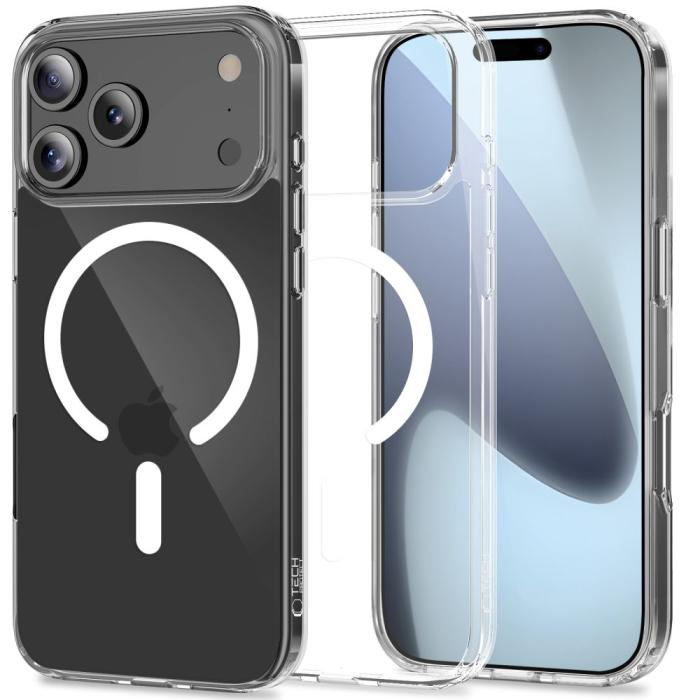 Bild 1, Tech-Protect iPhone 17 Pro Skal MagSafe FlexAir Transparent