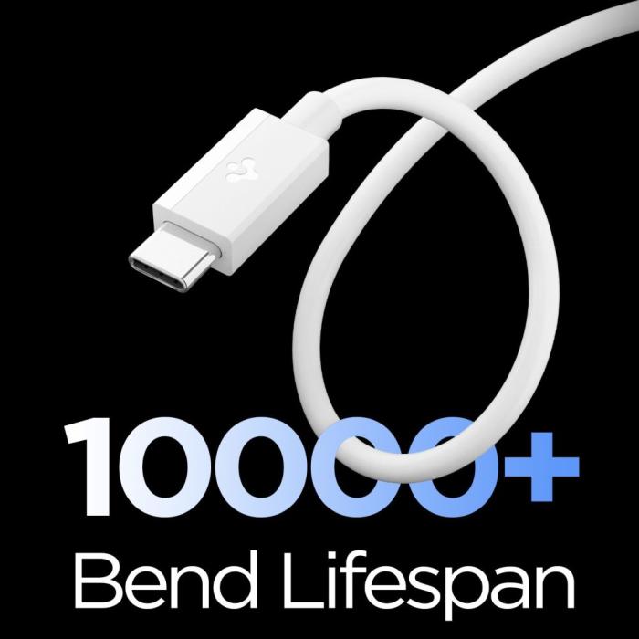 Bild 3, Spigen 1m 60W USB-C Kabel Essential Vit