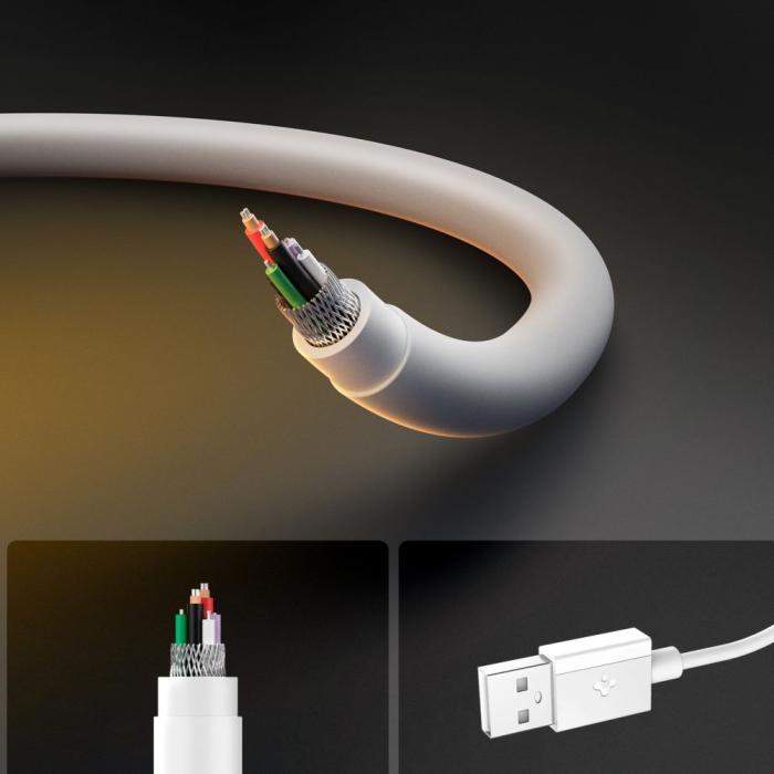 Bild 5, Spigen 1m 60W USB-C Kabel Essential Vit