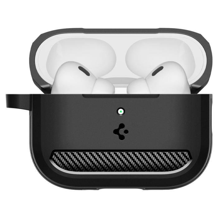 Bild 3, Spigen AirPods Pro 3 Skal Rugged Armor Matt Svart