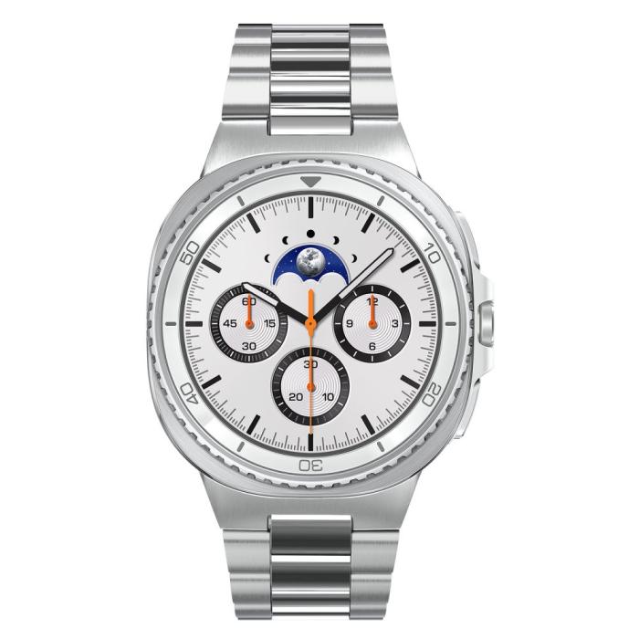 Bild 2, Spigen Galaxy Watch 8 46/44/40 mm Armband Modern Fit Silver