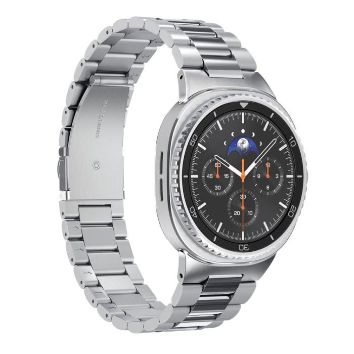 Bild 5, Spigen Galaxy Watch 8 46/44/40 mm Armband Modern Fit Silver