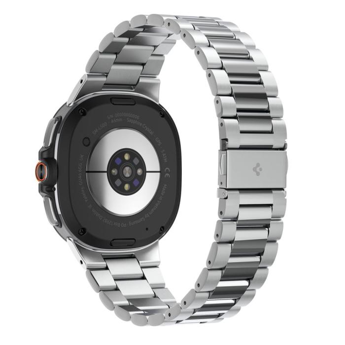 Bild 6, Spigen Galaxy Watch 8 46/44/40 mm Armband Modern Fit Silver