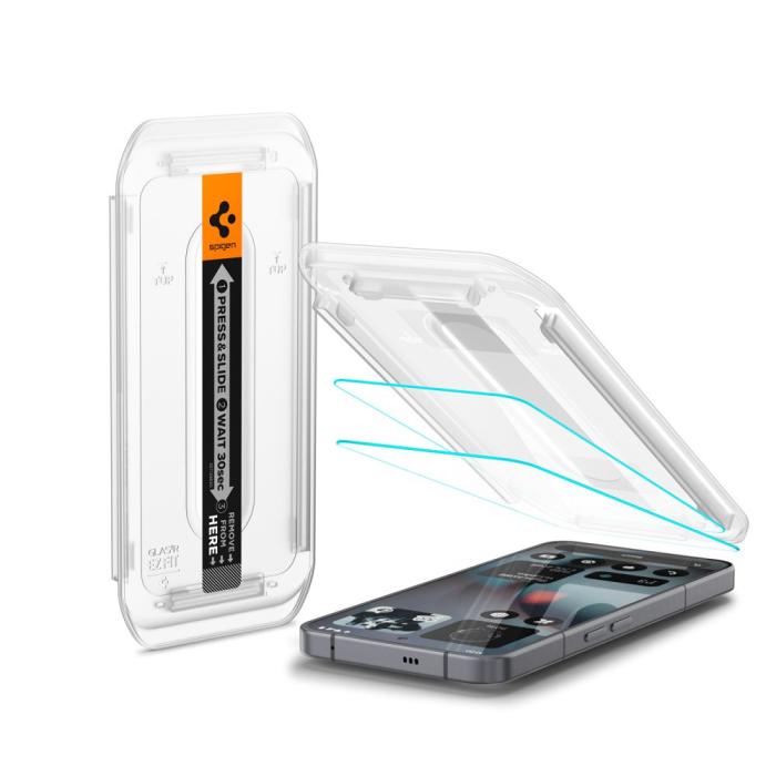 Bild 6, Spigen Nothing Phone 3 2-PACK Skärmskydd GLAS.tR 