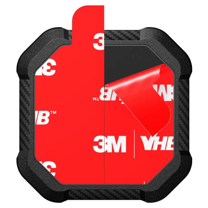 Bild 5, Spigen Apple AirTag Hållare Med 3M Tejpfästning Tough Armor Svart