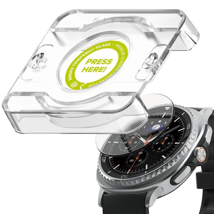 Bild 2, Ringke Galaxy Watch 8 46 mm 2-PACK Skärmskydd Härdat Glas