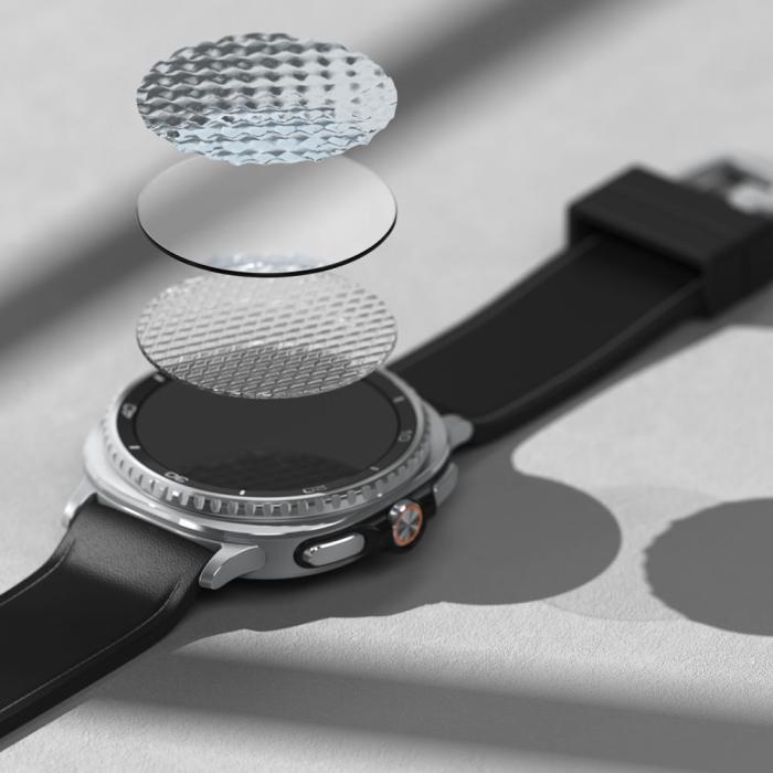 Bild 4, Ringke Galaxy Watch 8 46 mm 2-PACK Skärmskydd Härdat Glas