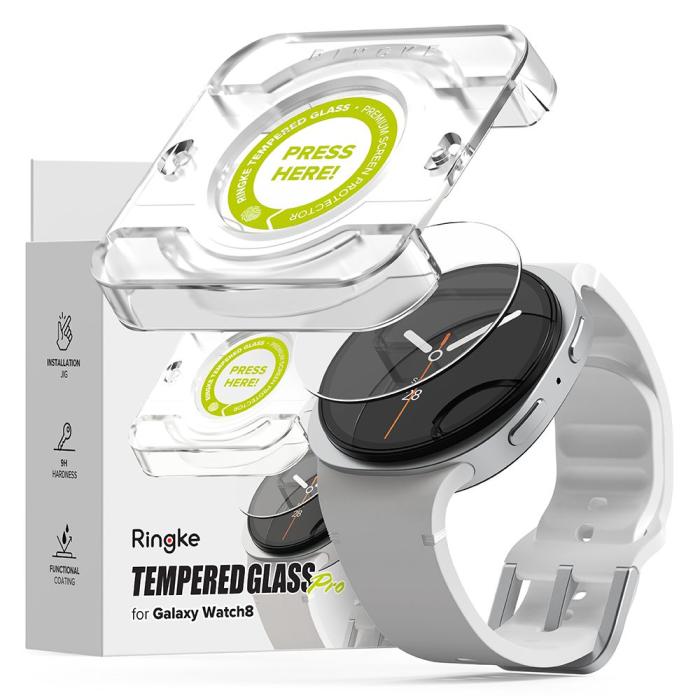 Bild 1, Ringke Galaxy Watch 8 40 mm 2-PACK Skärmskydd Härdat Glas