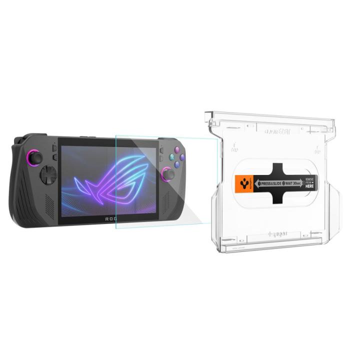 Bild 4, Spigen ASUS ROG Xbox Ally X 2-PACK Skärmskydd GLAS.tR 