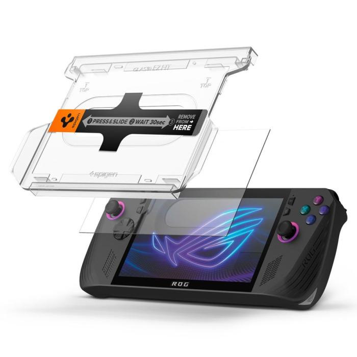 Bild 6, Spigen ASUS ROG Xbox Ally X 2-PACK Skärmskydd GLAS.tR 