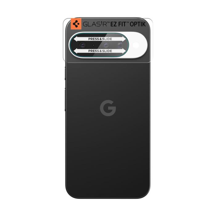 Bild 4, Spigen Google Pixel 10 2-PACK Linsskydd Optik GLAS.tR Transparent