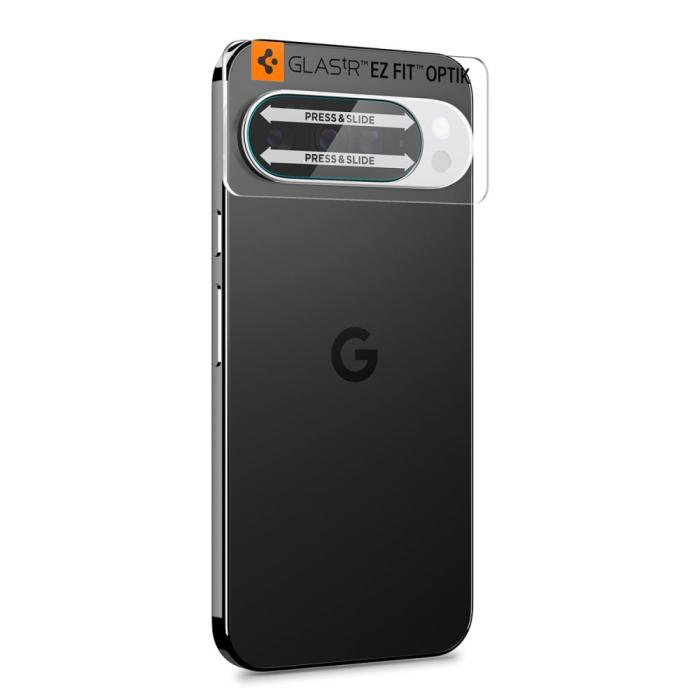 Bild 2, Spigen Google Pixel 10 Pro 2-PACK Linsskydd Optik GLAS.tR