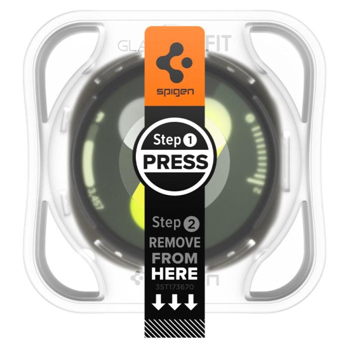 Bild 2, Spigen Galaxy Watch 8 40 mm 2-PACK Skärmskydd GLAS.tR 