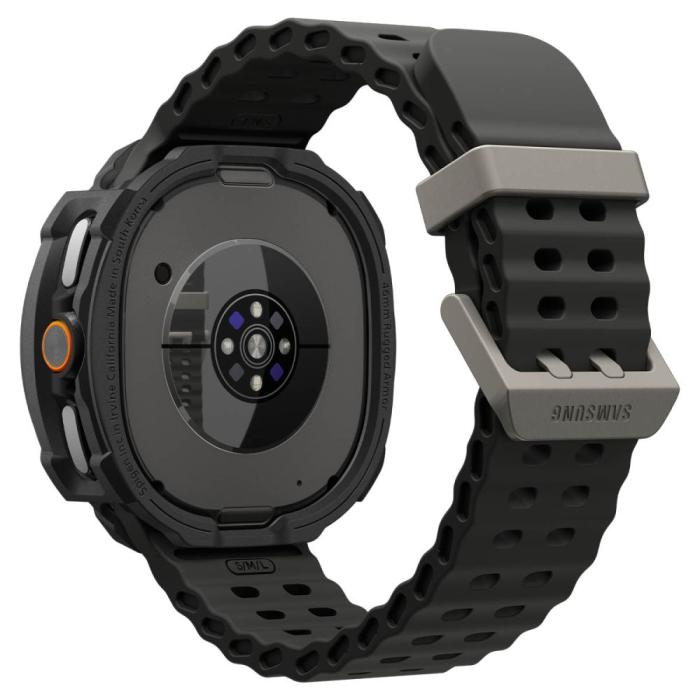 Bild 5, Spigen Galaxy Watch 8 46 mm Skal Rugged Armor Matt Svart