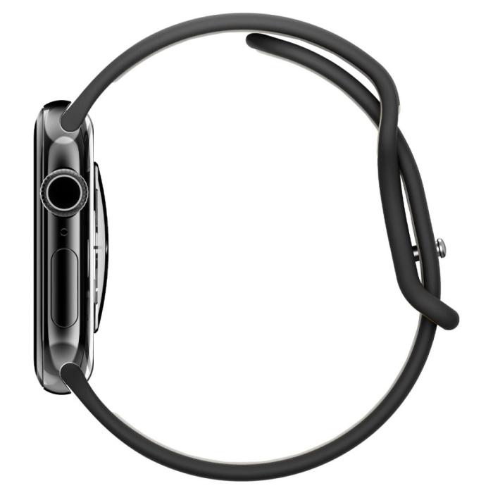Bild 4, Spigen Apple Watch 42/44/45/46/49 mm Armband Nano Pop Black Sesame