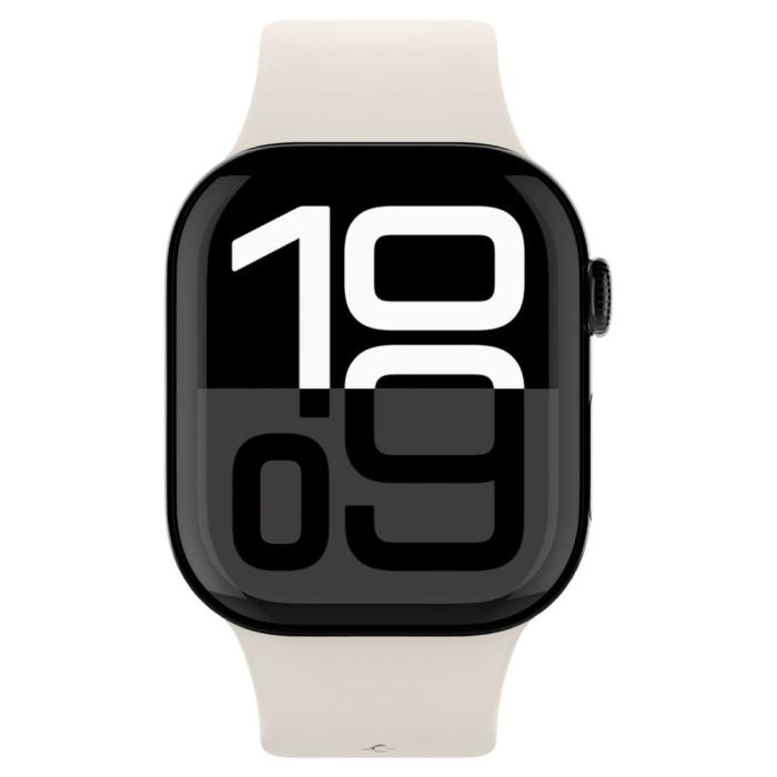 Bild 2, Spigen Apple Watch 42/44/45/46/49 mm Armband Nano Pop Orange Beige