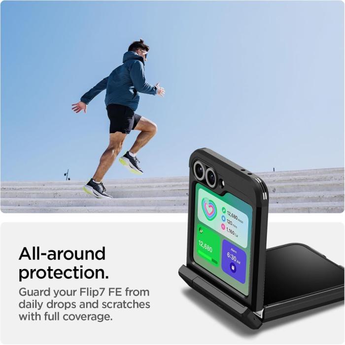 Bild 6, Spigen Galaxy Z Flip 7 FE / 6 Skal MagSafe Tough Armor Pro Svart