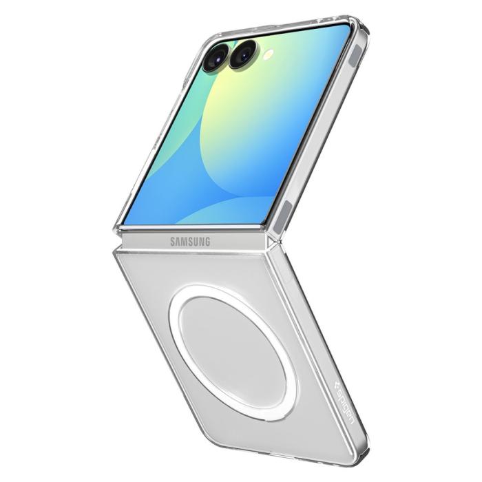 Bild 2, Spigen Samsung Galaxy Z Flip 7 Skal MagSafe AirSkin Crystal Clear