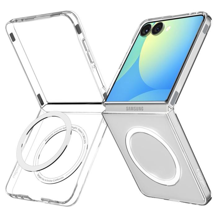 Bild 3, Spigen Samsung Galaxy Z Flip 7 Skal MagSafe AirSkin Crystal Clear