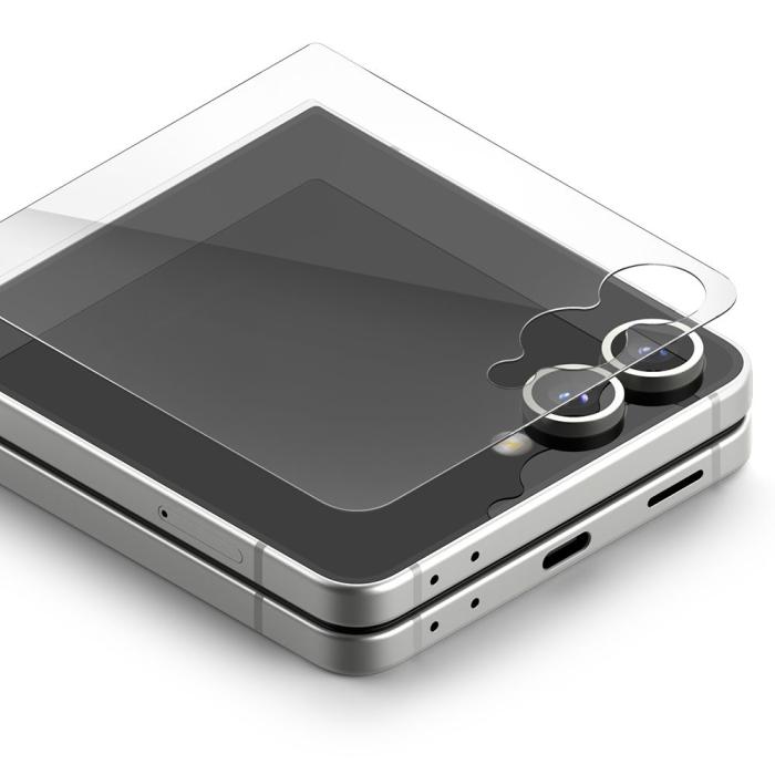Bild 2, Ringke Samsung Galaxy Z Flip 7 2-PACK Skärmskydd Härdat Glas