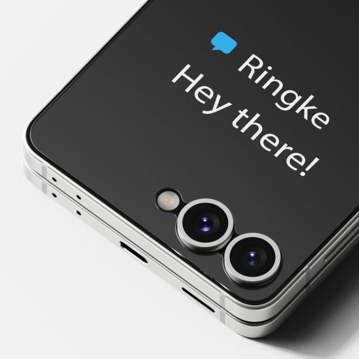 Bild 6, Ringke Samsung Galaxy Z Flip 7 2-PACK Skärmskydd Härdat Glas