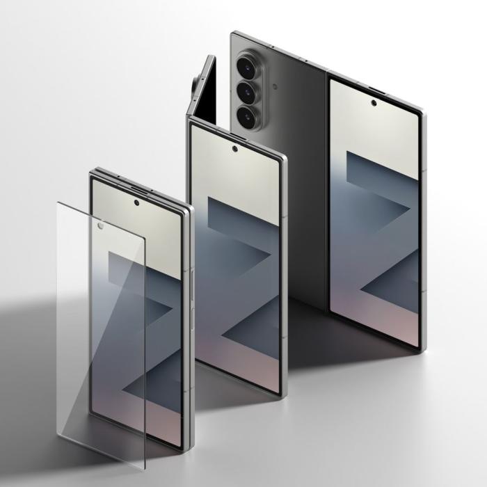 Bild 5, Ringke Samsung Galaxy Z Fold 7 2-PACK Skärmskydd Härdat Glas