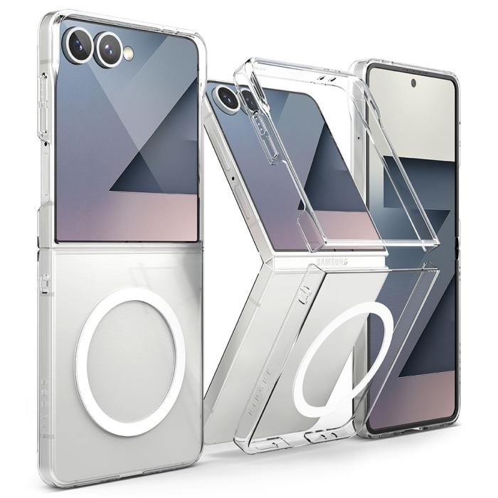 Bild 1, Ringke Samsung Galaxy Z Flip 7 Skal MagSafe Slim Transparent