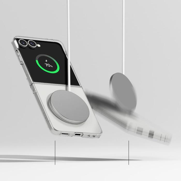 Bild 5, Ringke Samsung Galaxy Z Flip 7 Skal MagSafe Slim Transparent