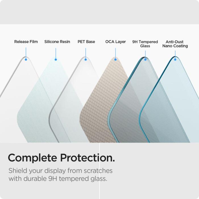 Bild 4, Spigen Galaxy Xcover 7 / 7 Pro 2-PACK Skärmskydd GLAS.tR Slim